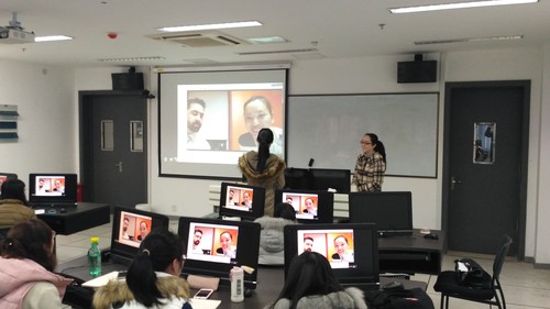 视频授课现场